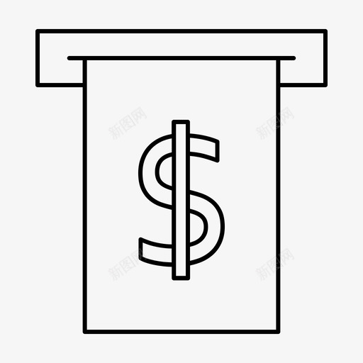 收入现金成本图标svg_新图网 https://ixintu.com 业务 图标 成本 支付 收入 现金