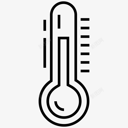 温度计体温测量装置图标svg_新图网 https://ixintu.com 体温 医疗器械 图标 测量 温度 温度计 环境 生态 线图 装置