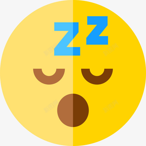 睡眠表情11平淡图标svg_新图网 https://ixintu.com 平淡 睡眠 表情