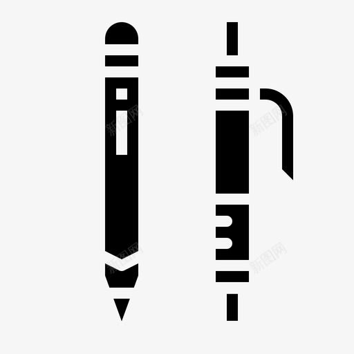 铅笔办公室学校图标svg_新图网 https://ixintu.com 写字 办公室 坚固 学校 工具 建筑 建筑工 铅笔