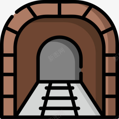 隧道铁路31线颜色图标图标