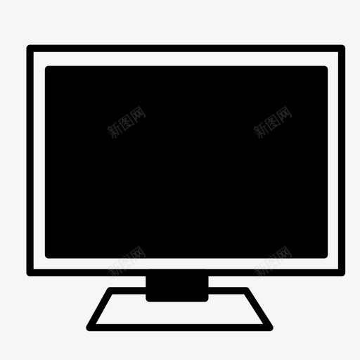 电子商务电脑电脑屏幕图标svg_新图网 https://ixintu.com 屏幕 显示器 液晶 液晶显示 电子商务 电脑 监控