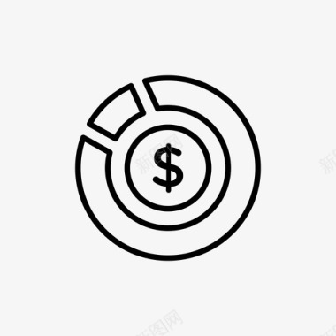 图形银行美元图标图标