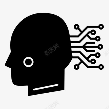 机器人人工智能机器人学图标图标