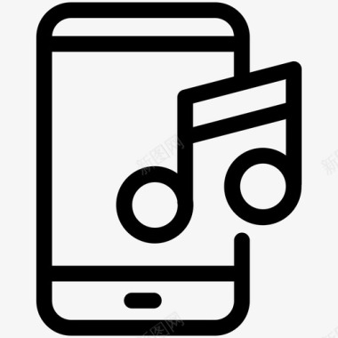 音乐应用程序音乐播放器手机图标图标