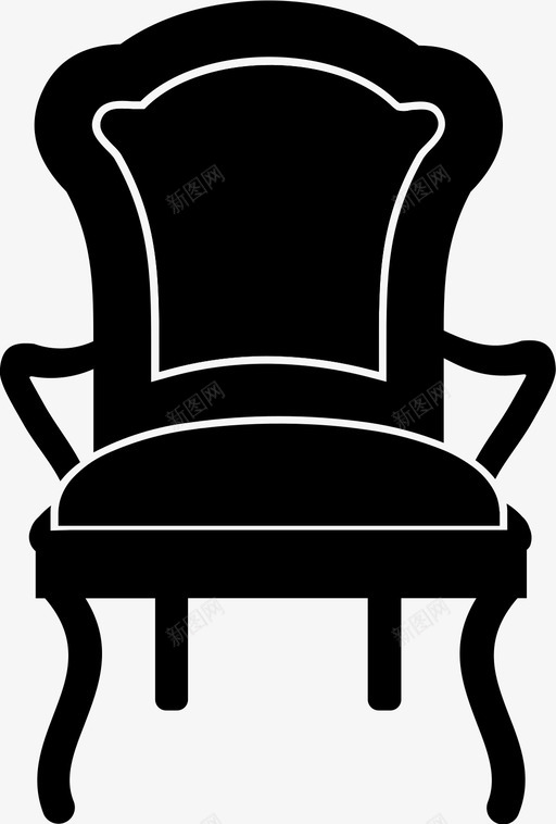 座椅长椅椅子图标svg_新图网 https://ixintu.com 家具 座椅 椅子 长椅