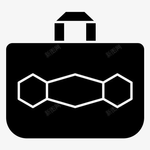 手提箱公文包办公包图标svg_新图网 https://ixintu.com 公文包 办公 手提箱