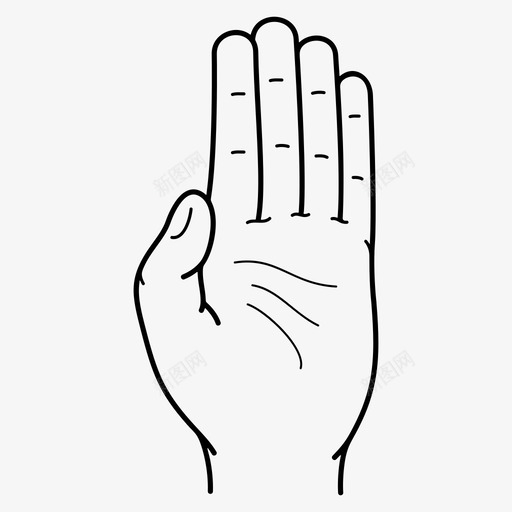 左手肢体语言手指图标svg_新图网 https://ixintu.com 右手 在一起 左手 手势 手指 手放 肢体 语言