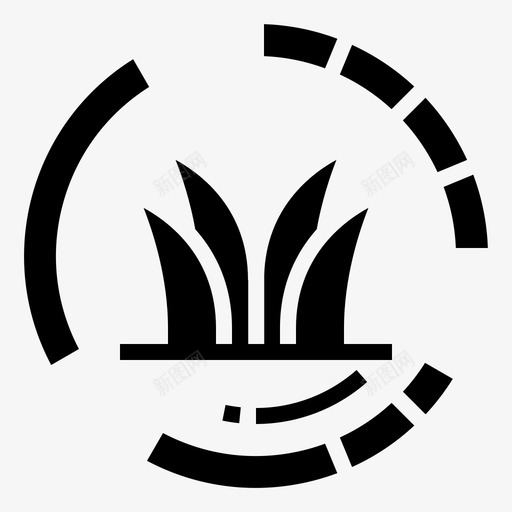 Grass在线营销32glyph图标svg_新图网 https://ixintu.com Grass glyph 在线 营销