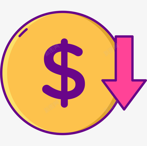 通货膨胀投资5线性颜色图标svg_新图网 https://ixintu.com 投资 线性 通货膨胀 颜色