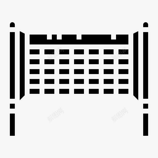 网操场实心图标svg_新图网 https://ixintu.com 实心 操场