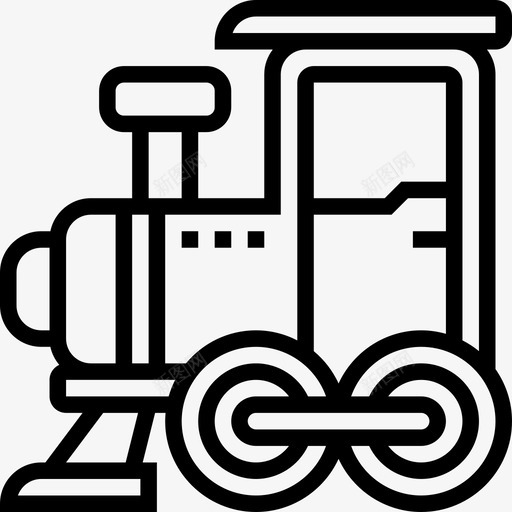 机车运输和车辆1直线图标svg_新图网 https://ixintu.com 机车 直线 车辆 运输