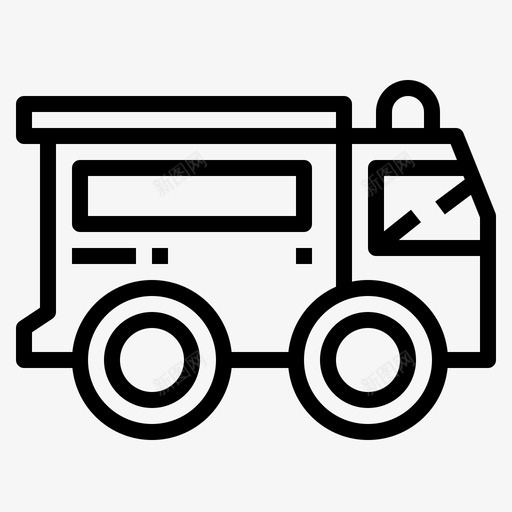 卡车银行送货图标svg_新图网 https://ixintu.com 卡车 图标 运输 送货 银行