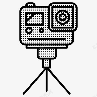 摄影机动作摄影机录音图标图标