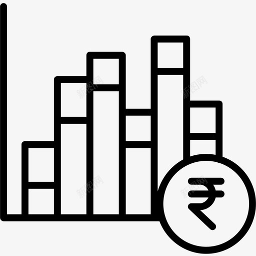 利润财务116线性图标svg_新图网 https://ixintu.com 利润 线性 财务