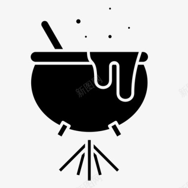 烹饪大锅烹饪锅图标图标
