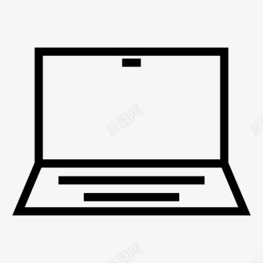 笔记本电脑在线技术图标图标
