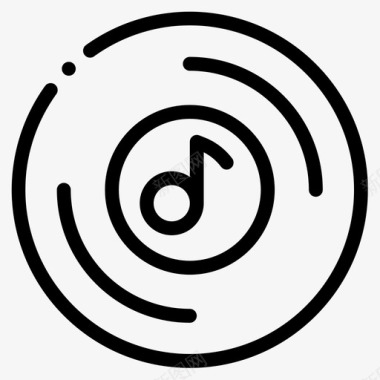 Bluray音乐商店26lineal图标图标