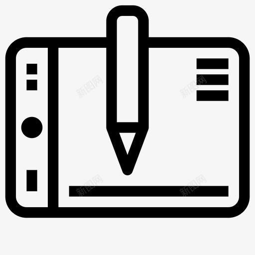 wacompad数字图标svg_新图网 https://ixintu.com pad wacom 平面 平面设计 数字 绘图 设计 设计师