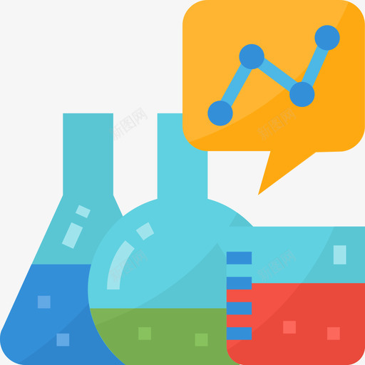 分析科学106平面图标svg_新图网 https://ixintu.com 分析 平面 科学