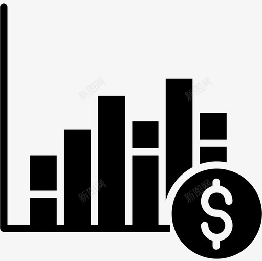 条形图财务115实心图标svg_新图网 https://ixintu.com 实心 条形图 财务