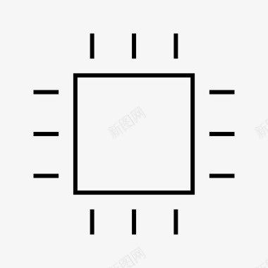 芯片设备硬件图标图标