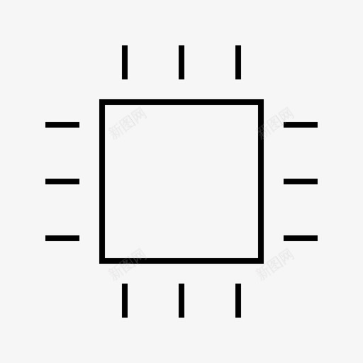 芯片设备硬件图标svg_新图网 https://ixintu.com 智能 智能网 硬件 网络 联网 芯片 设备 轻量 量化