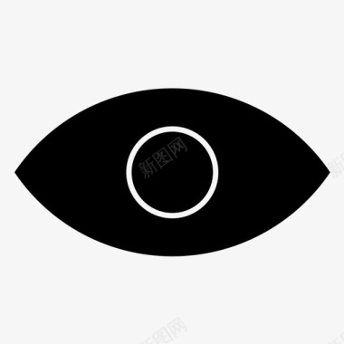 眼睛身体部位视力图标图标