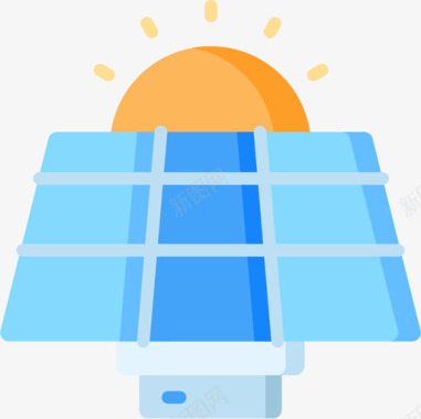 太阳能电池板智能家居51平板图标图标