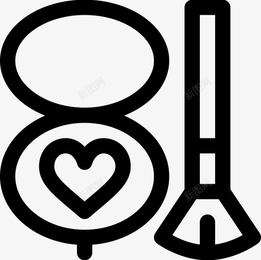 化妆母亲节23直系图标svg_新图网 https://ixintu.com 化妆 母亲节 直系