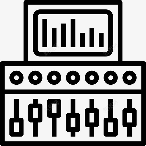 编辑工具电影5线性图标svg_新图网 https://ixintu.com 工具 电影 线性 编辑