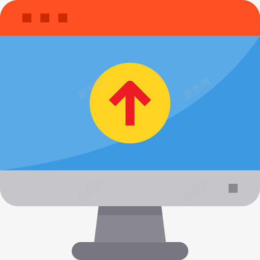 上传网站和windows界面4平面图标svg_新图网 https://ixintu.com windows 上传 平面 界面 网站
