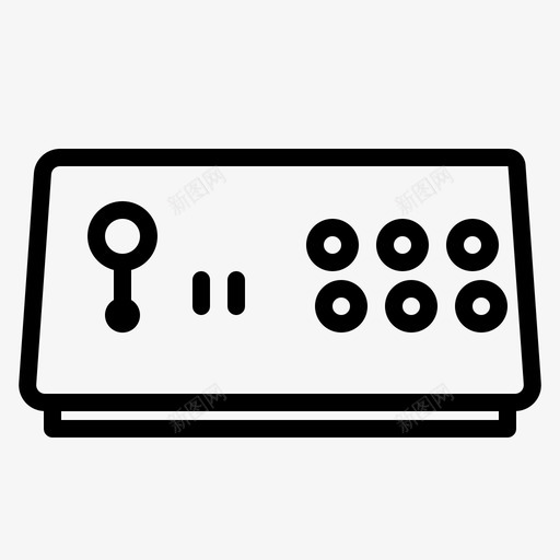 游戏控制器数字电子图标svg_新图网 https://ixintu.com 控制器 数字 游戏 电子 硬件 设备