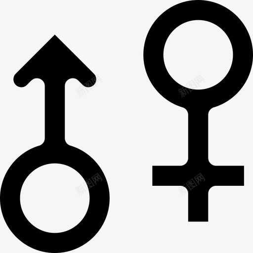 性别符号爱114填充图标svg_新图网 https://ixintu.com 填充 性别 符号