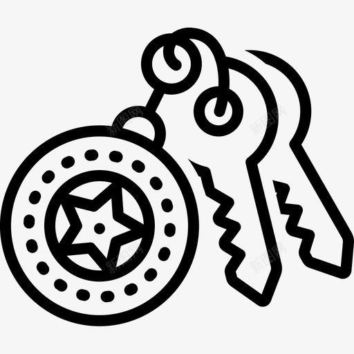 钥匙扣戒指安全图标svg_新图网 https://ixintu.com 安全 戒指 钥匙扣