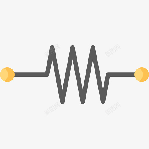 电阻电工工具和元件8扁平图标svg_新图网 https://ixintu.com 元件 工具 扁平 电工 电阻