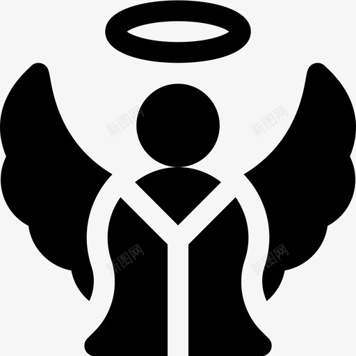天使14个奇妙的角色图标svg_新图网 https://ixintu.com 14个 天使 奇妙 角色