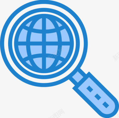 地球网格学校和教育10蓝色图标图标