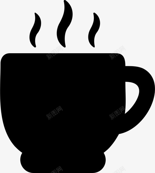 饮料咖啡和茶放松图标svg_新图网 https://ixintu.com 咖啡 放松 暖气 餐厅 饮料