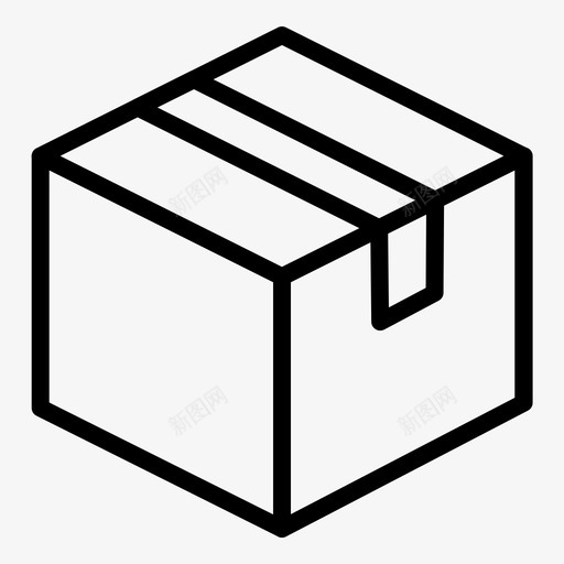 包装商务发送图标svg_新图网 https://ixintu.com 仓储 包装 发送 商务 购物