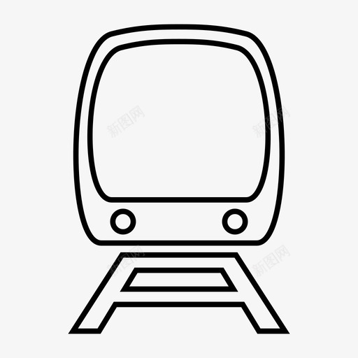 地铁机场铁路图标svg_新图网 https://ixintu.com 交通 地铁 机场 火车 铁路