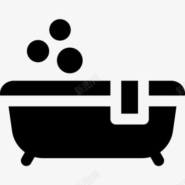 浴缸健康12充满图标图标