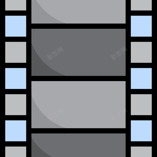 电影电影院74线性彩色图标svg_新图网 https://ixintu.com 彩色 电影 电影院 线性