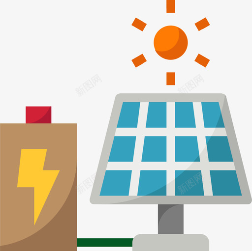 太阳能电池板生态187平板图标svg_新图网 https://ixintu.com 太阳能 平板 生态 电池板