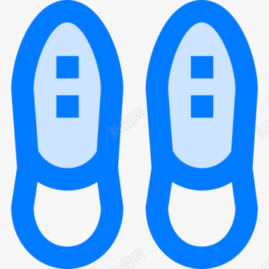 球鞋保龄球5蓝色图标图标