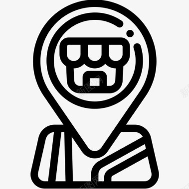 线性接口超市43图标图标
