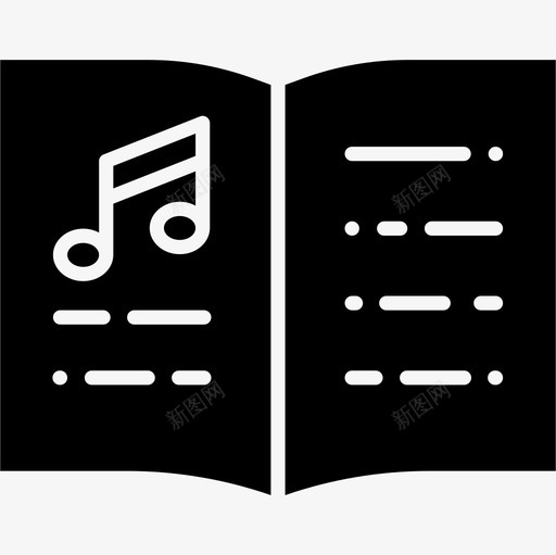 有声读物音乐113字形图标svg_新图网 https://ixintu.com 字形 有声 读物 音乐