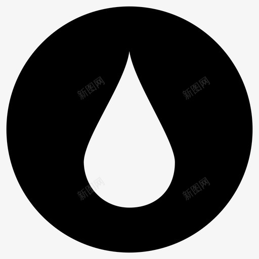 滴水血液液体图标svg_新图网 https://ixintu.com 液体 滴水 血液