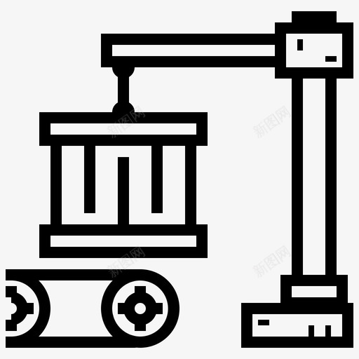 运输工厂工业图标svg_新图网 https://ixintu.com 工业 工厂 机器 机器人 运输 运输工