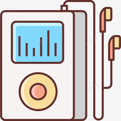 音乐播放器音乐104线性颜色图标svg_新图网 https://ixintu.com 播放器 线性 音乐 颜色